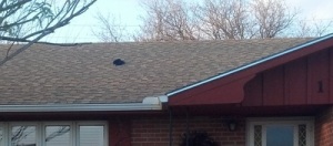 Hat on roof